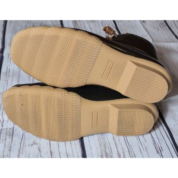 Sperry Saltwater Duck Boot Women's 9 Brown Leather Upper, Rubber Sole Waterproof - Picture 8 of 9